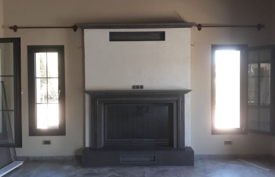 Müşteri şömine örneği